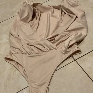 Nude body suit tops